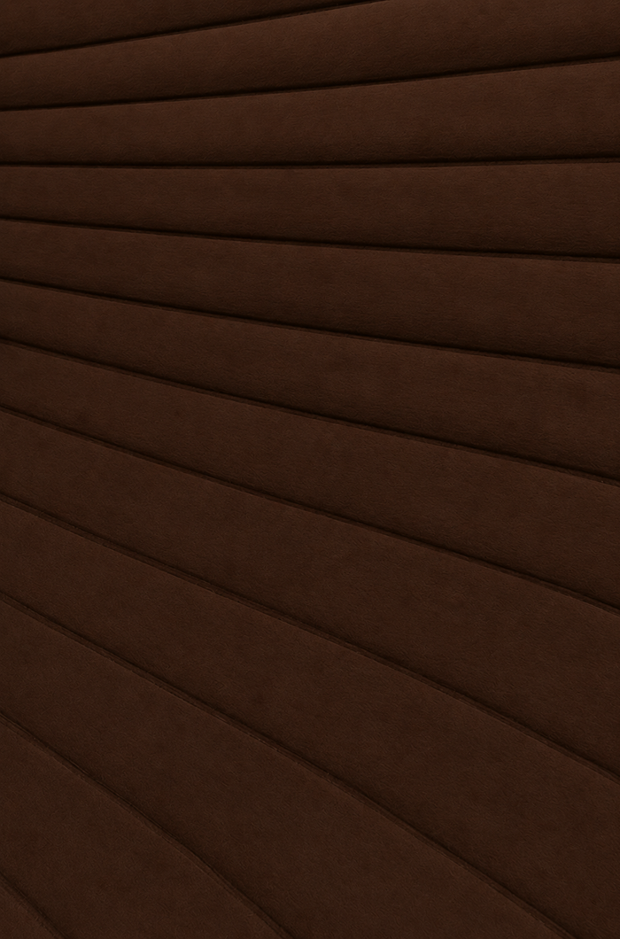 Dark brown horizontal wood panel texture with subtle grain and shadow lines.